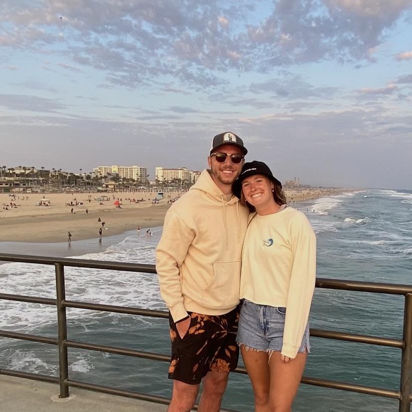 Shannon's 24th birthday, day trip to Huntington beach where Max grew up vacationing.