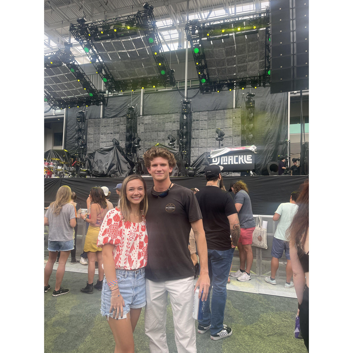 Our first documented photo! Rebelution concert in Charleston.