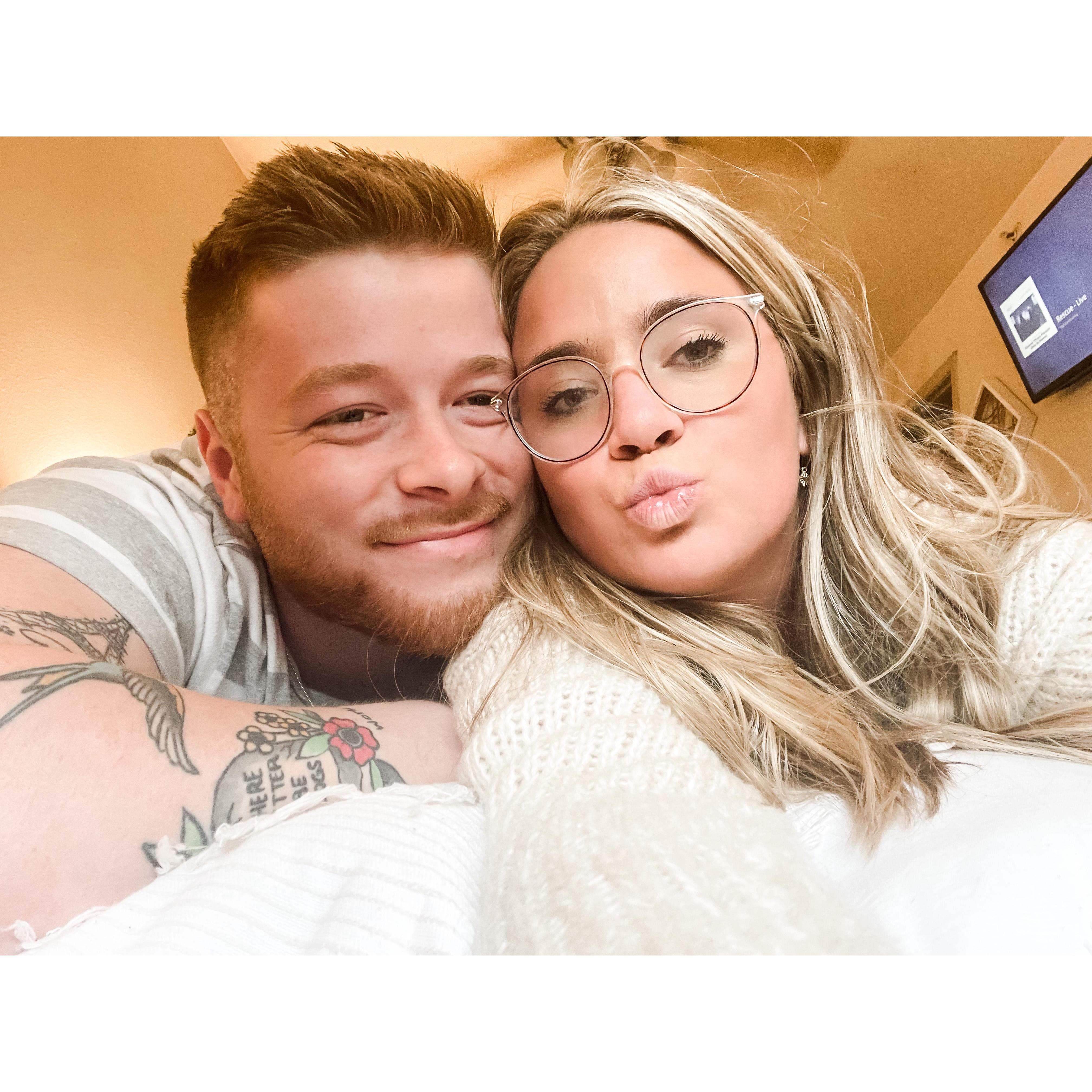 This was the picture we used to "announce" our relationship!