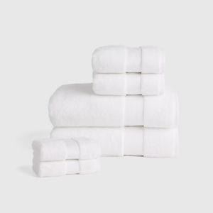 Turkish Ultra Plush Bath Towel Bundle - White