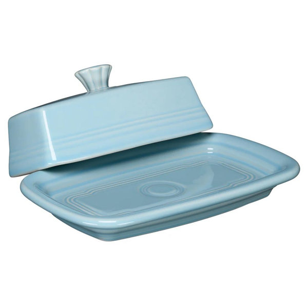 Extra Large Covered Butter Dish 8 1/8 Inch x 5 1/8 Inch