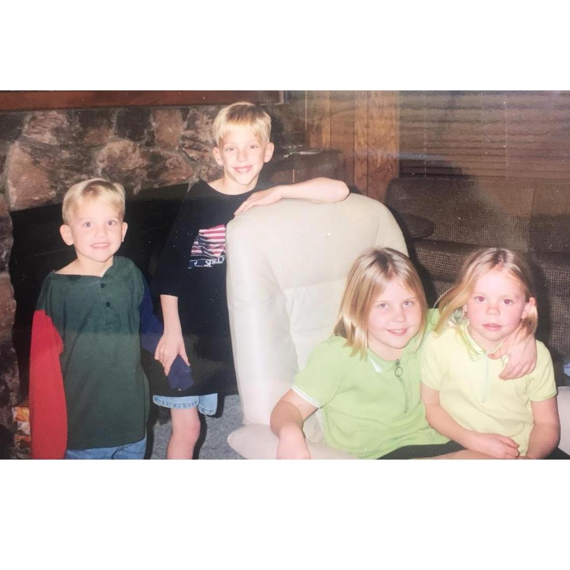 One of our first dates in 1997