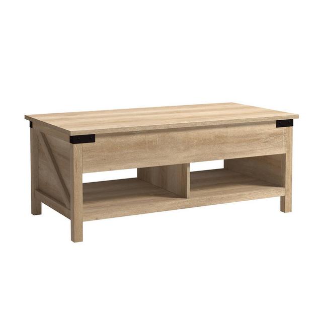 Bridge Acre Rustic Farmhouse Lift Top Coffee Table Orchard Oak - Sauder