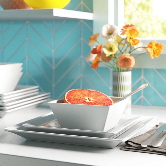 12 Piece Dinnerware Set, Service for 4