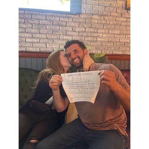 2023 - Jack and Ali graduated law school