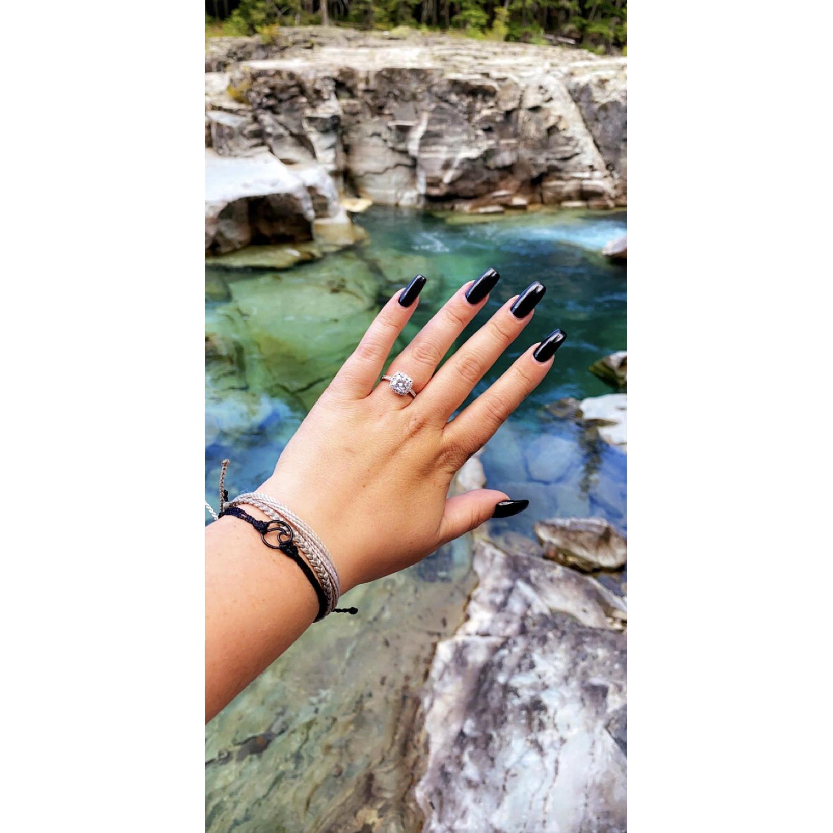 FINALLY!! the day we got engaged 8/11/20 💗