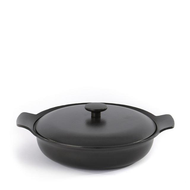 BergHOFF Ron Cast Iron 3.5-Quart Covered Deep Skillet