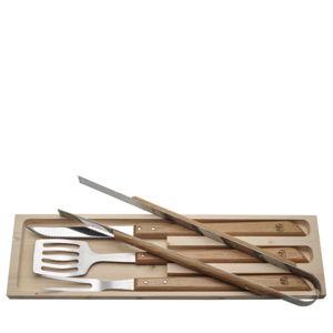 4-Piece BBQ Set in Oak