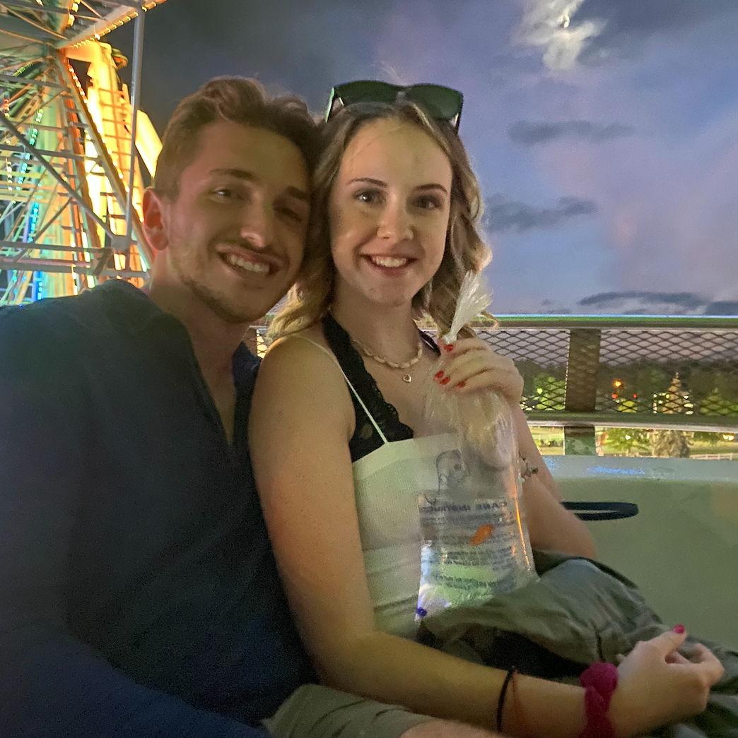 Our first ever photo at our first official date!