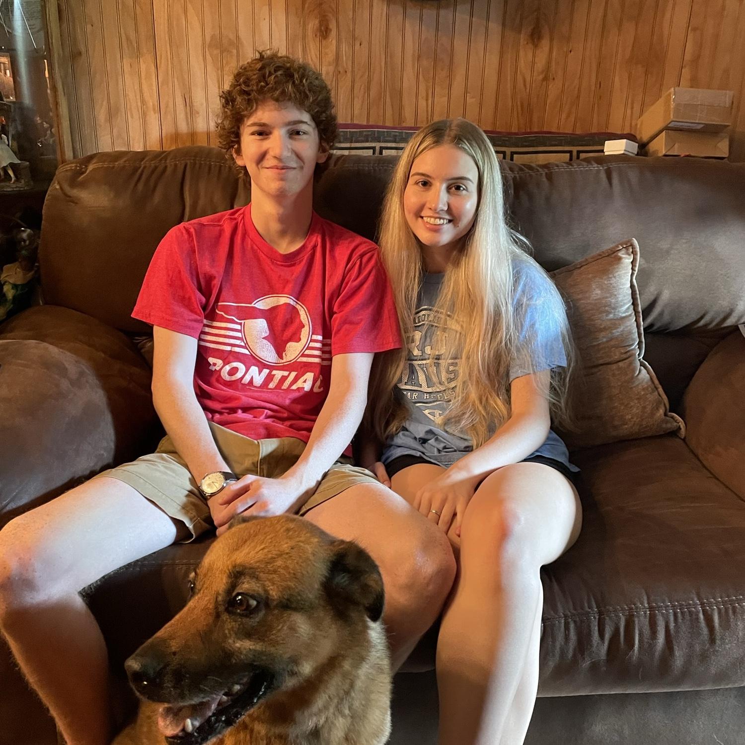 Visiting with Rascal and Breanna's family