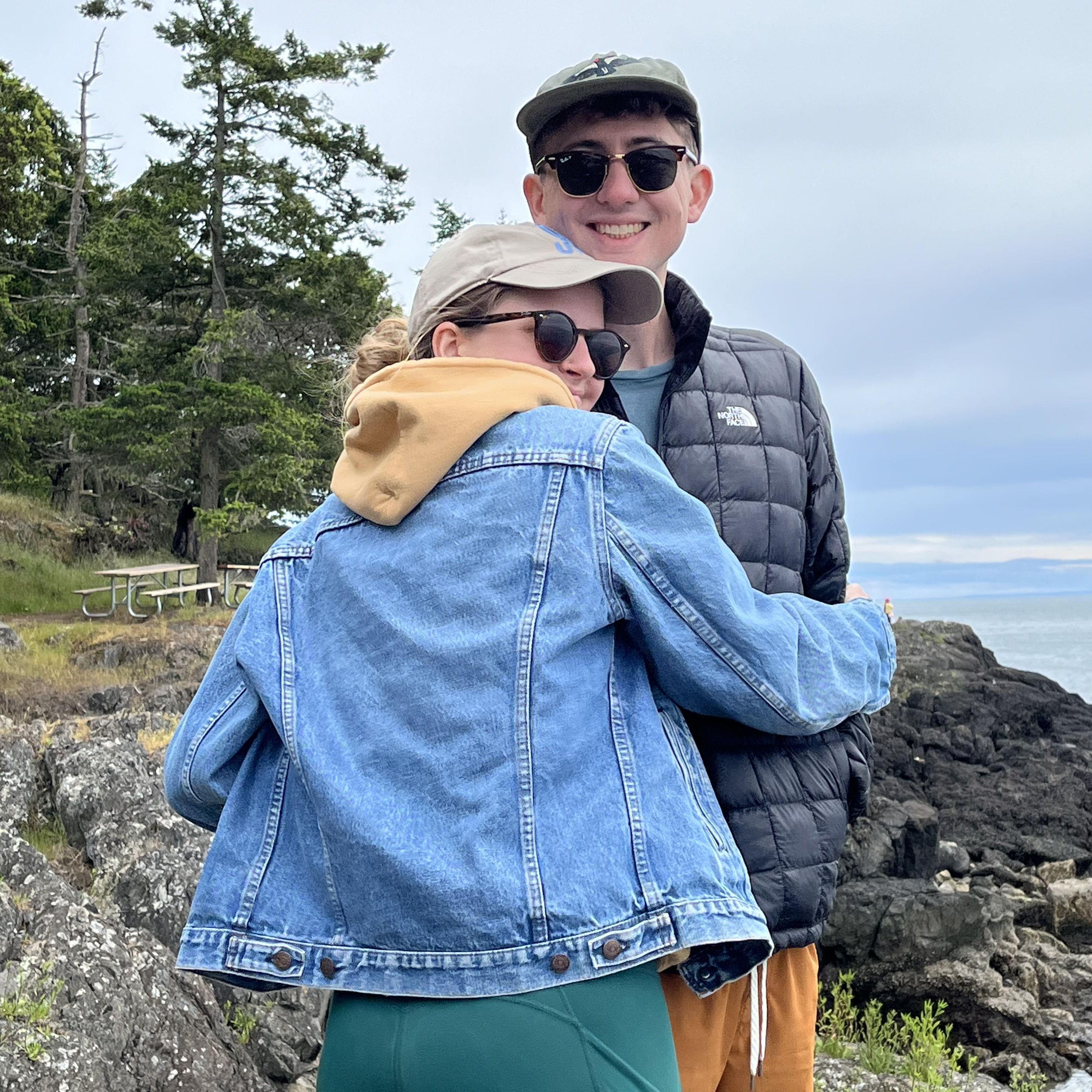After kayaking along San Juan Island, Washington for Danny's 30th birthday