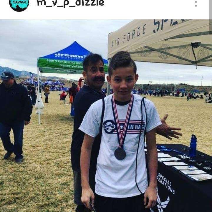 Marcus with this AMAZING hair cut as a kid.