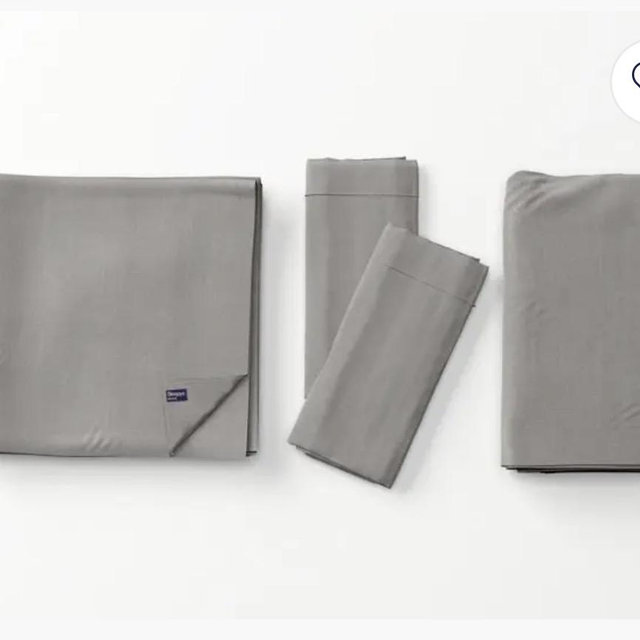 Sleepy's Deluxe Cool Stretch Sheet Set- Dove Gray
