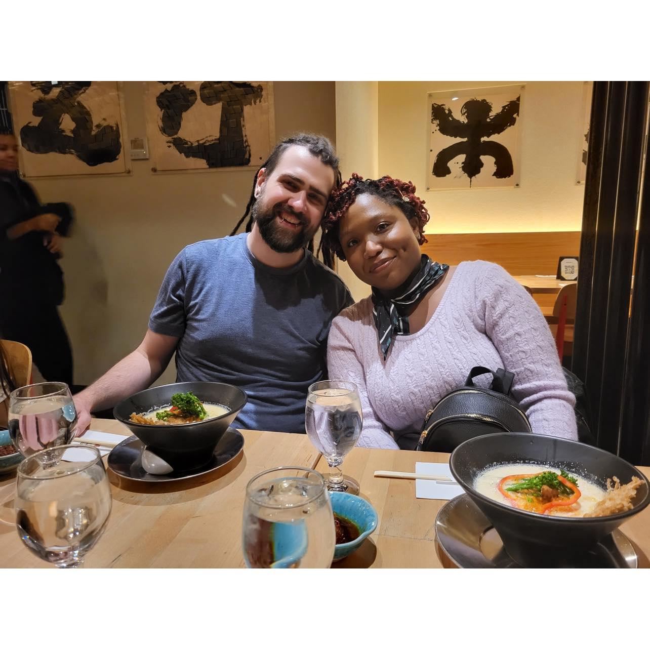 Ramen at our favorite spot