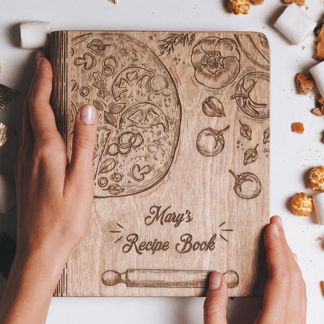 Recipe Book Binder, Bridal Shower Gift for Her, Custom Cookbook, Personalized Gifts for Mom Birthday Gift For Mum, Mother, Family Cook book