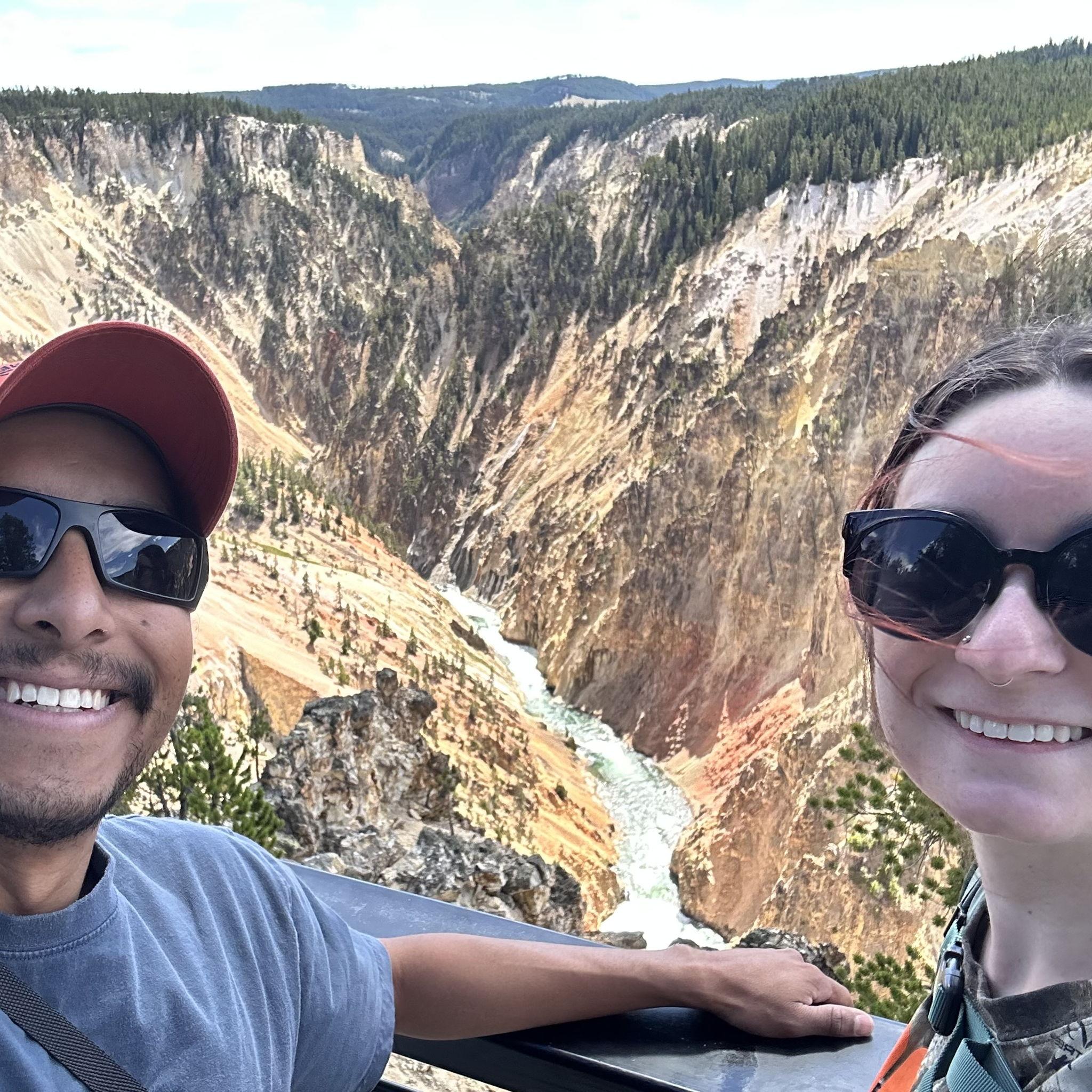 A Yellowstone hike