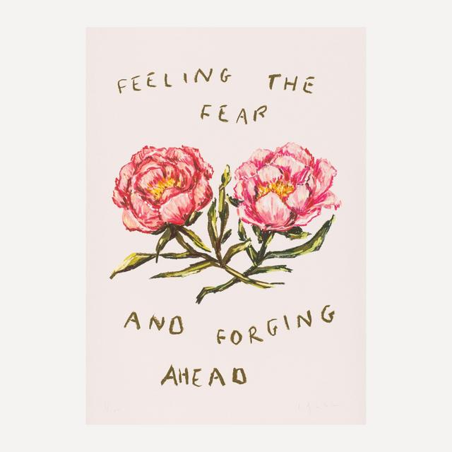 Feeling the fear and forging ahead - limited edition print