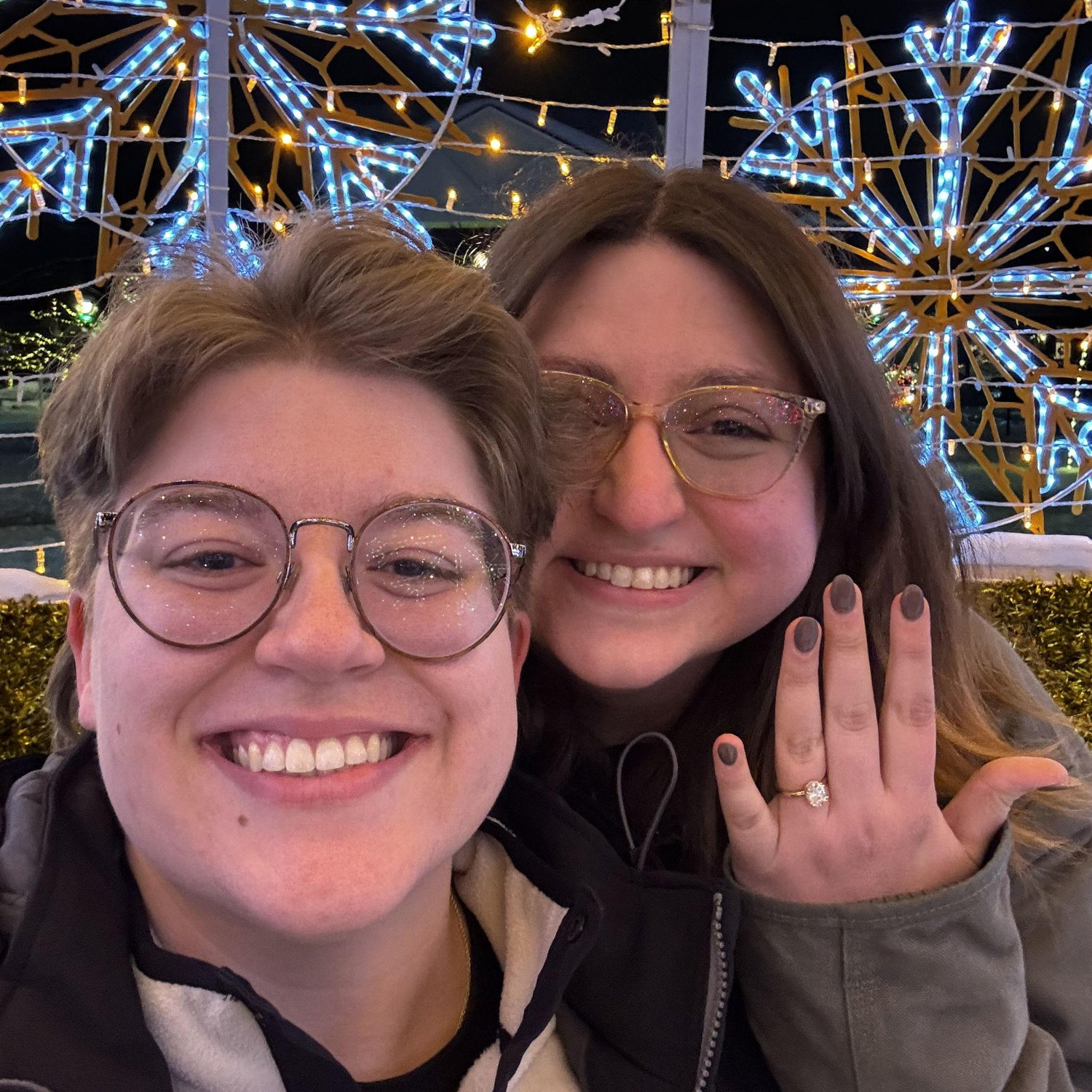 She said yes!