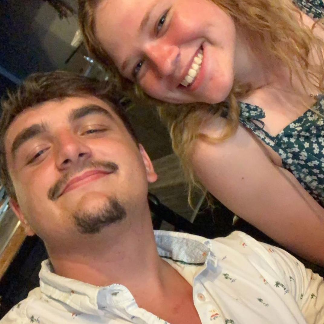 Our first date as an “official couple”
