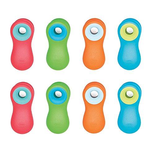 OXO Good Grips Magnetic All Purpose Chip Clips, 8-Pack, Assorted Brights