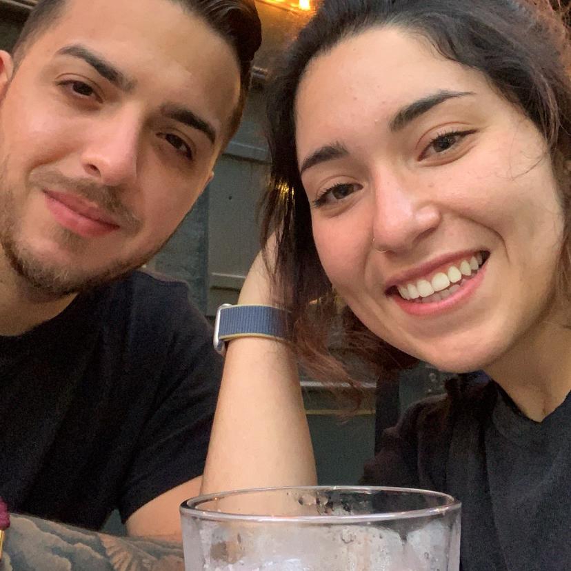 August 2020: First (of many) Chicago pizza dates and also the beginning of 1.5 years of tough long distance!