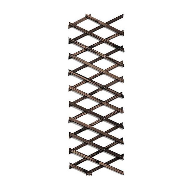 CALIDAKA Wooden Lattice Wall Trellis Expandable Plant Support Plant Climbing Lattices Trellis Expandable Plant Trellis Fence for Climbing Plants Air Plant Indoor Outdoor Garden Wall Decor