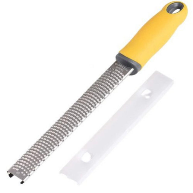 Zester Grater with Handle - Heavy Duty Cheese Grater & Vegetable Grater