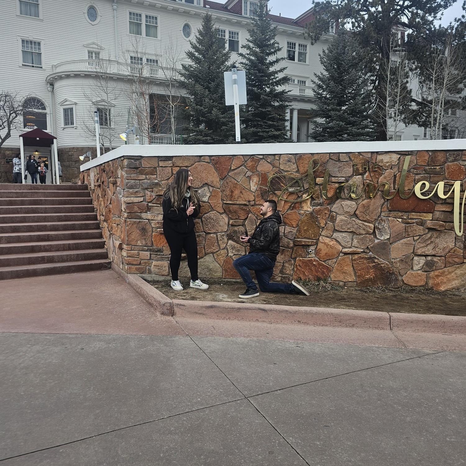He’s popping the question!!! -March 26, 2023