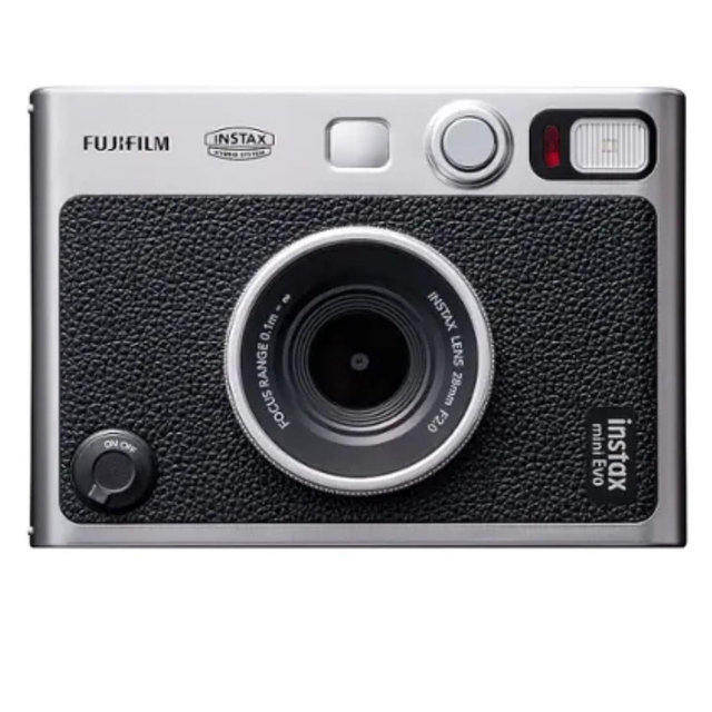 Fujifilm - INSTAX MINI Evo Instant Film Camera - Black