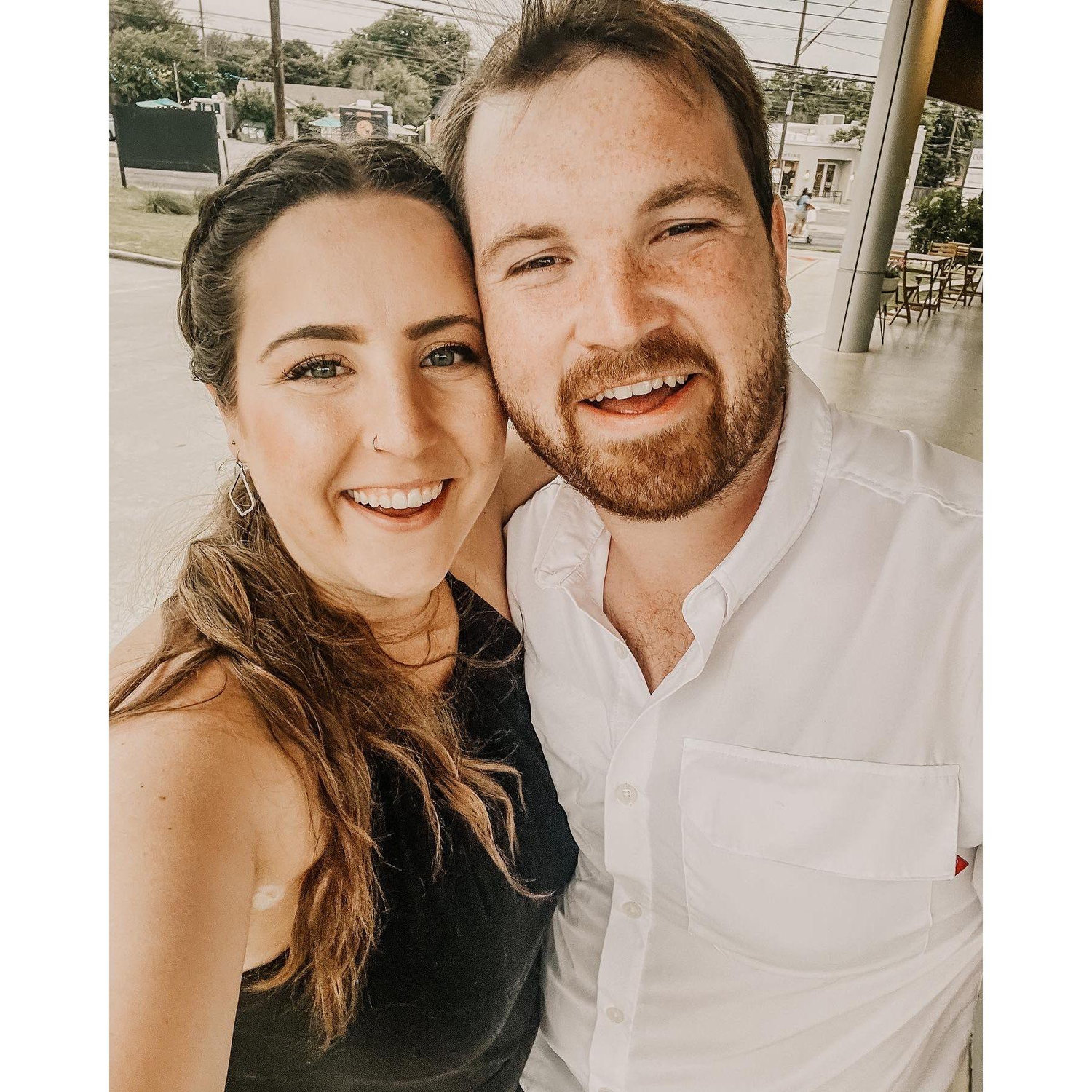 We began a tradition my first year teaching and get all dressed up for a nice dinner out to say good bye to summer and hello to the school year. 2021