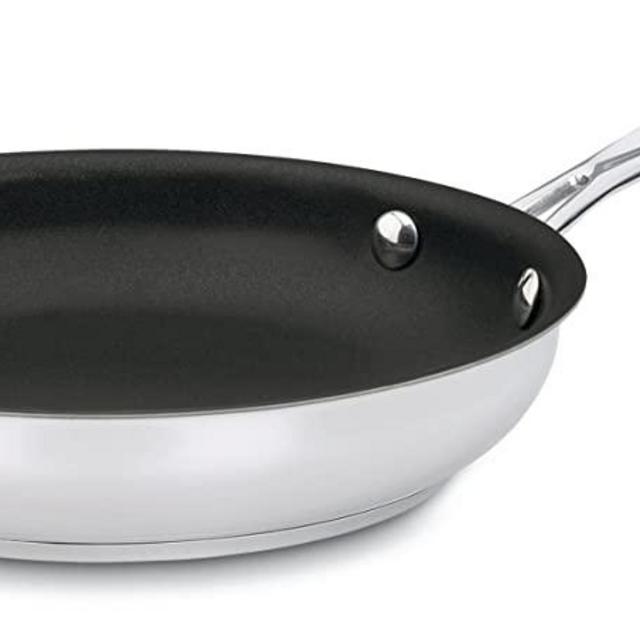 Cuisinart 722-24NS Chef's Classic Nonstick Stainless 10-Inch Open Skillet