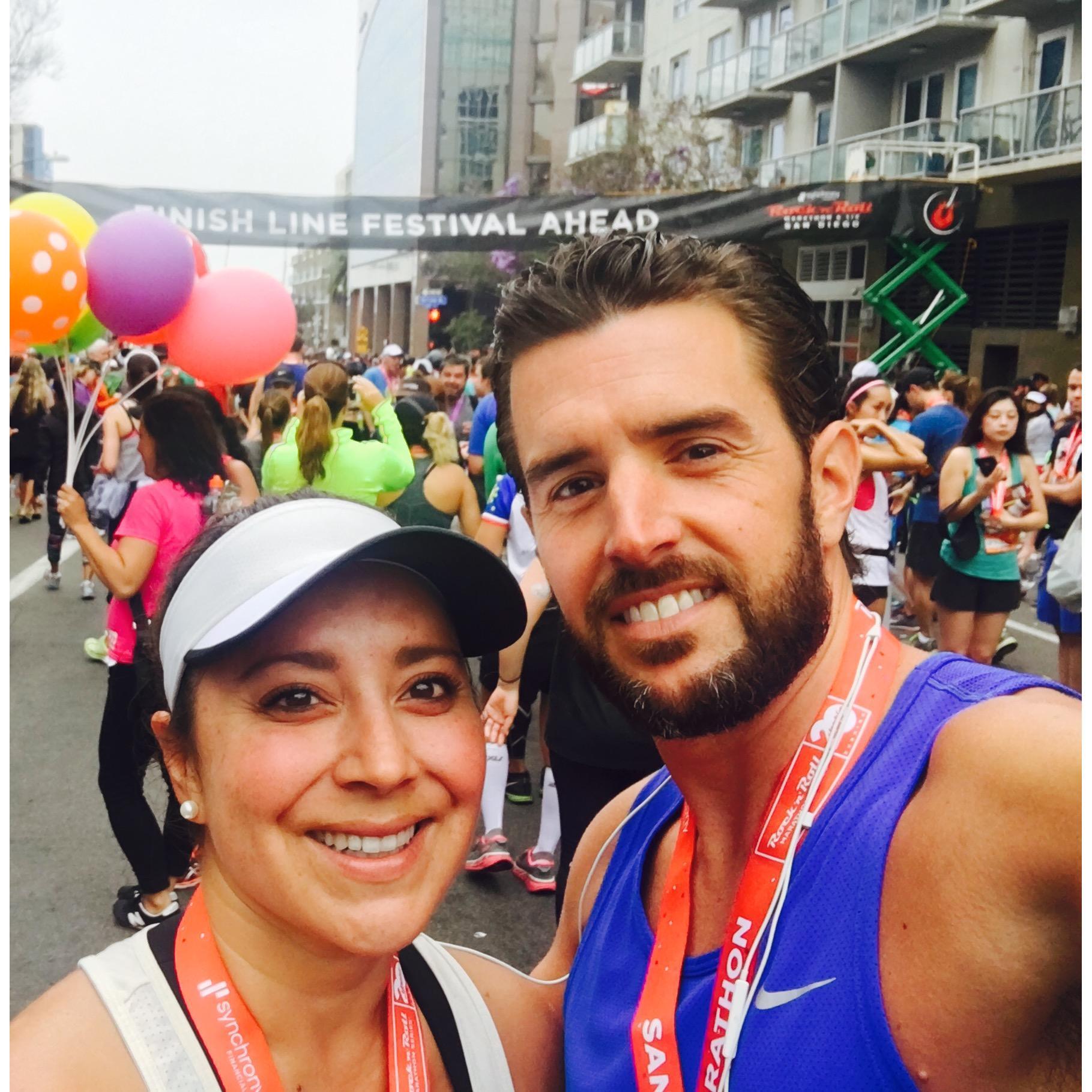 First half marathon 2017