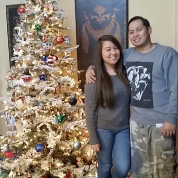 1st Christmas together, 2014.