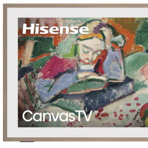 Hisense - 85" Class S7 Series CanvasTV 4K QLED TV with Hi-Matte Display and UltraSlim Wall Mount (2025)