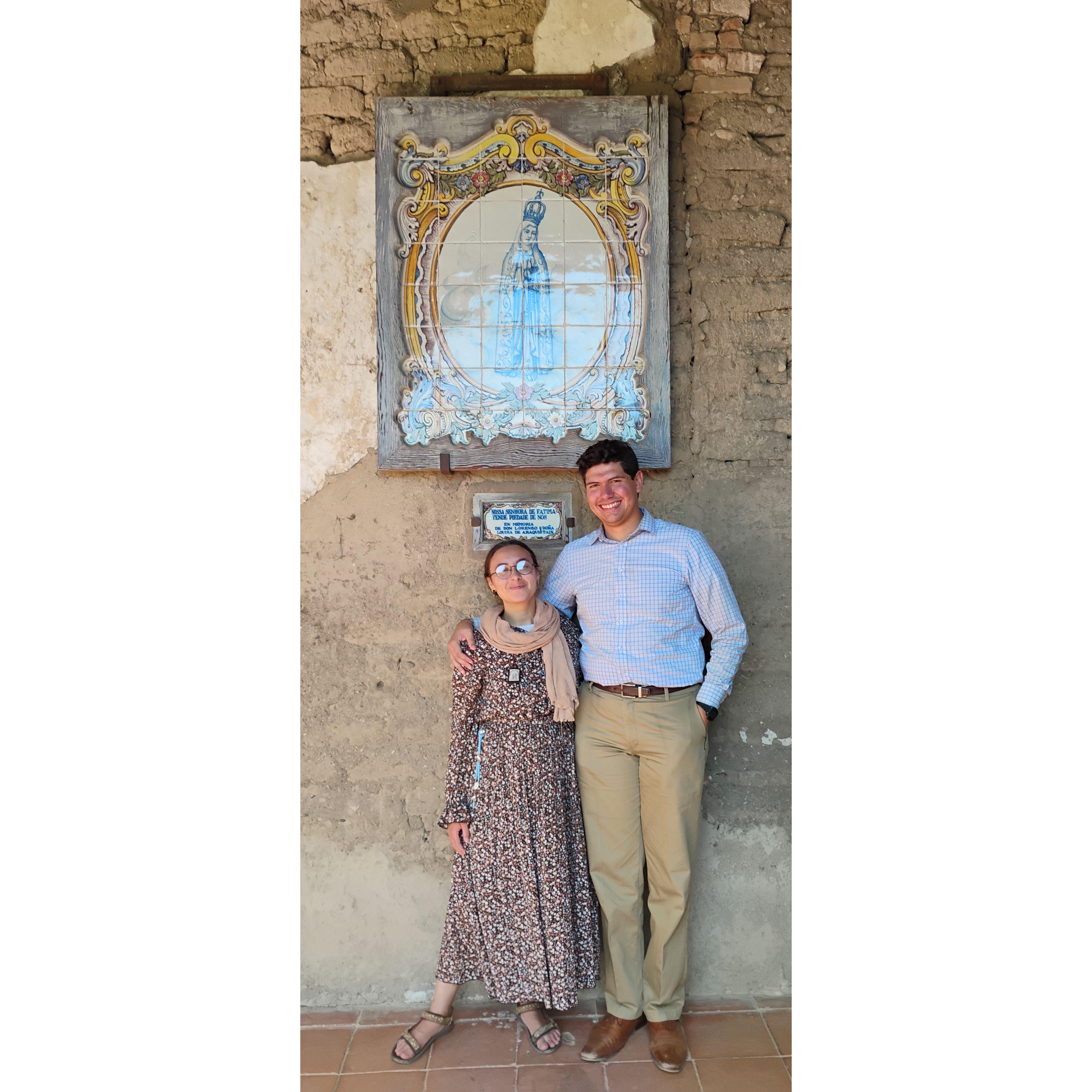 At Mission San Juan Capistrano