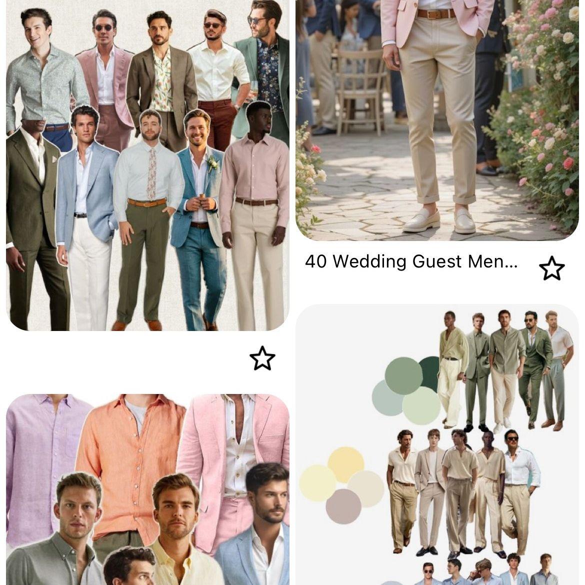 Attire example for the men