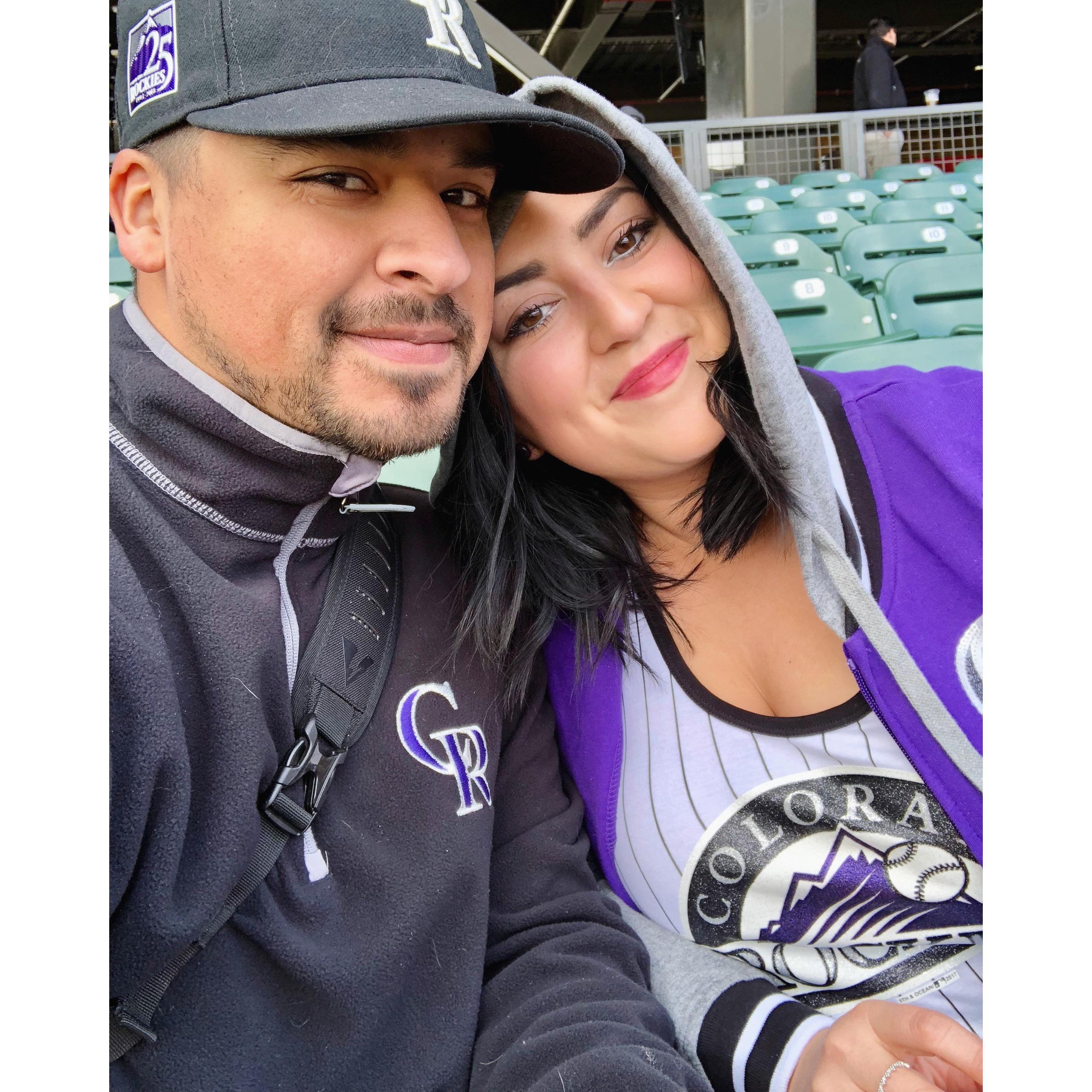 Colorado Rockies spring training game, Scottsdale, AZ