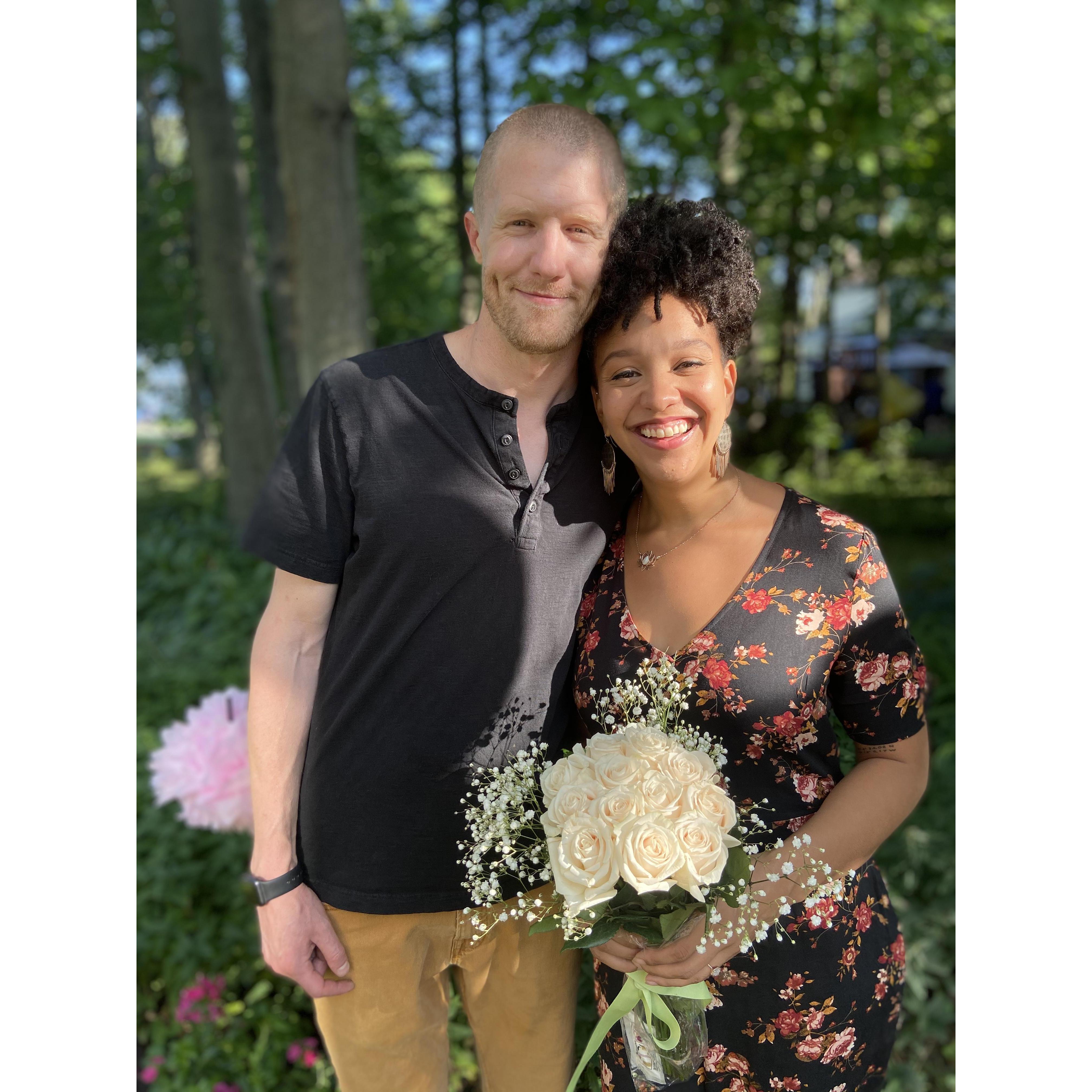 Our garden engagement party