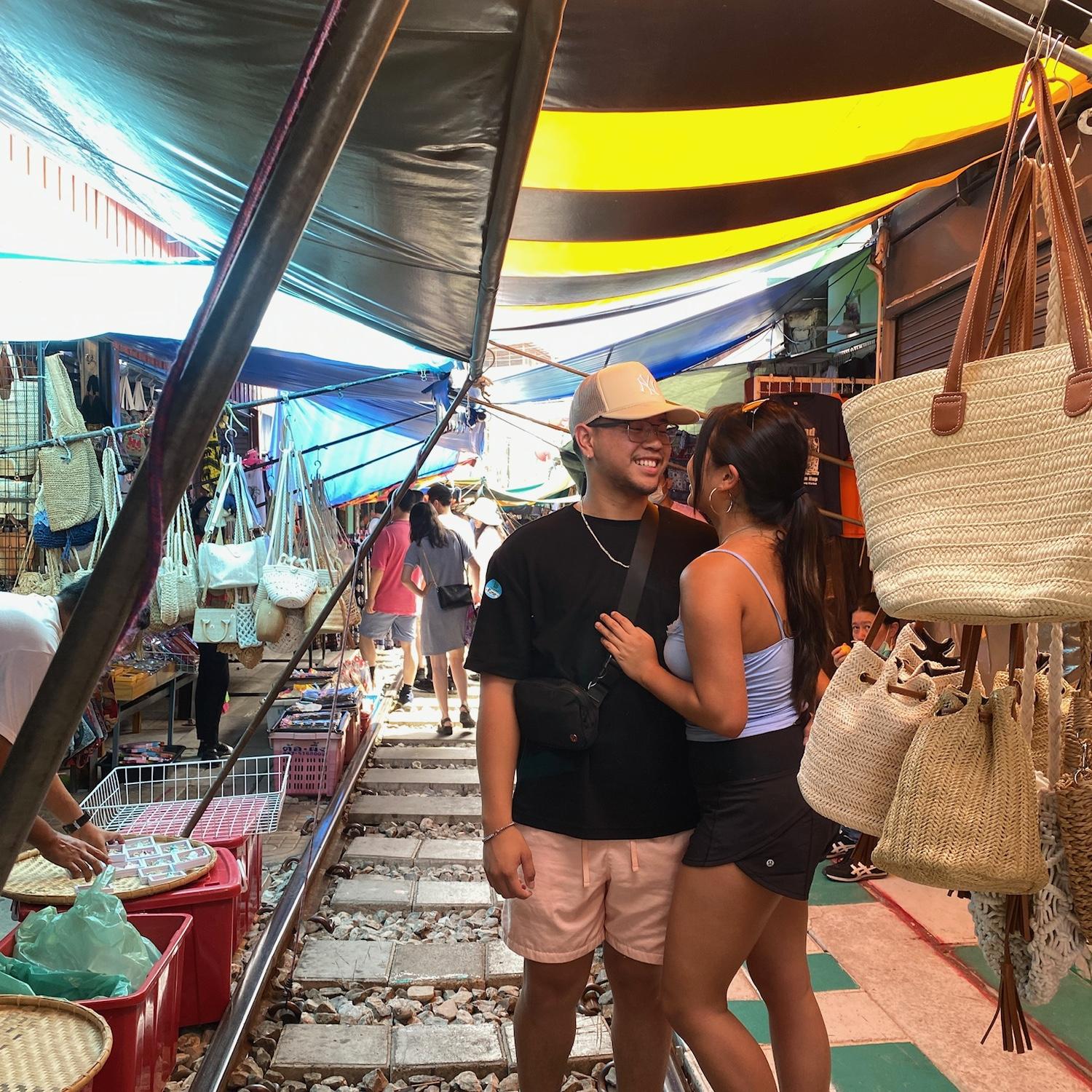 07.01.23, railroad market in Thailand
