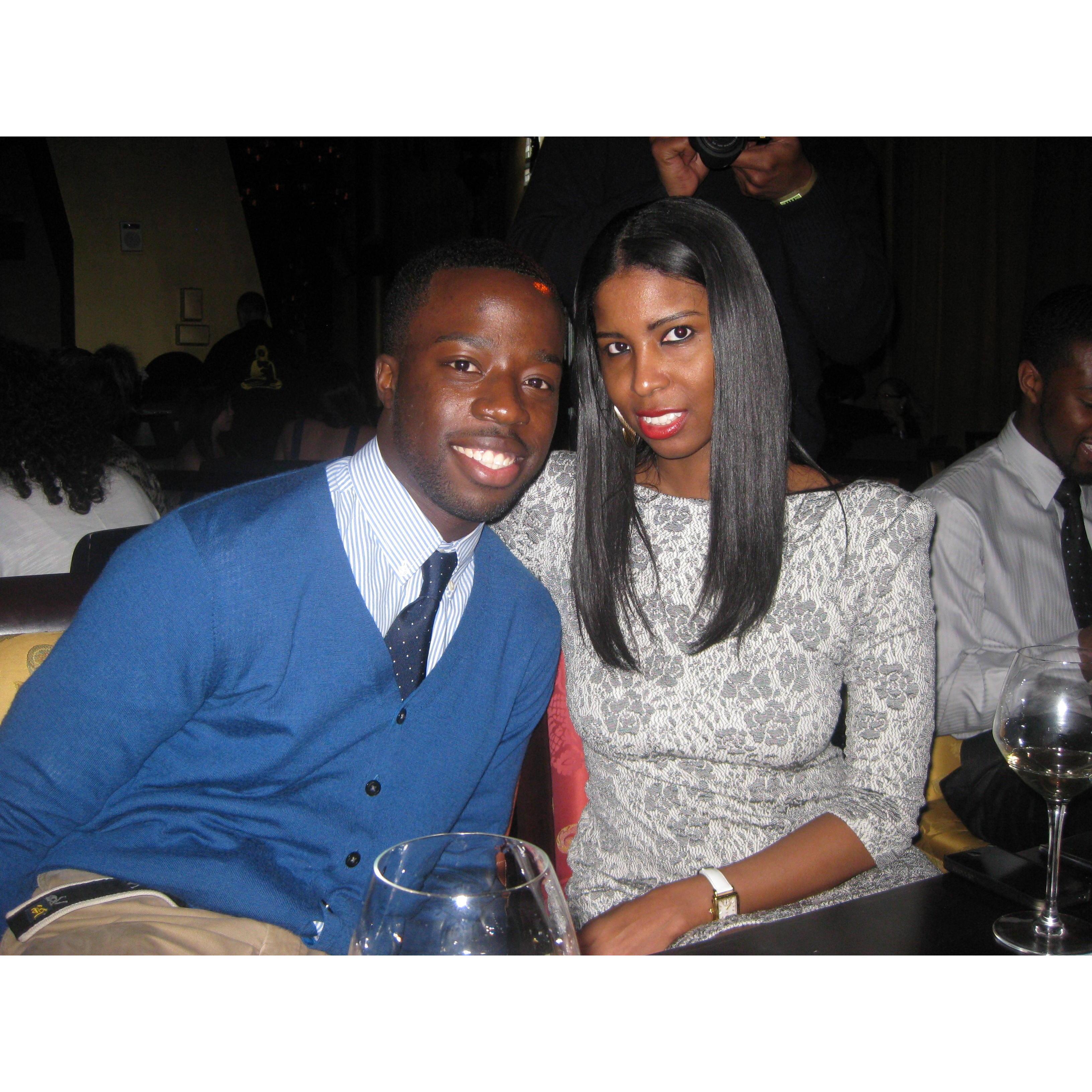 Taz's surprise 23rd birthday dinner