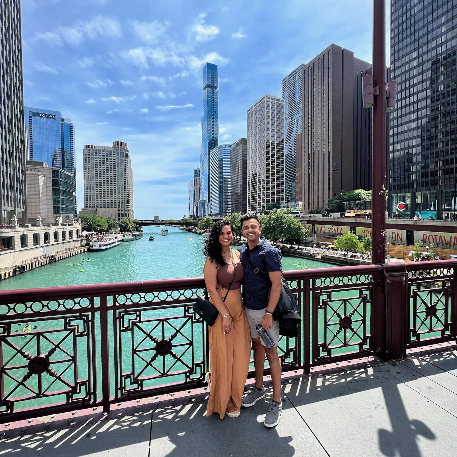 July 2, 2022 - Our first visit to Chicago together!