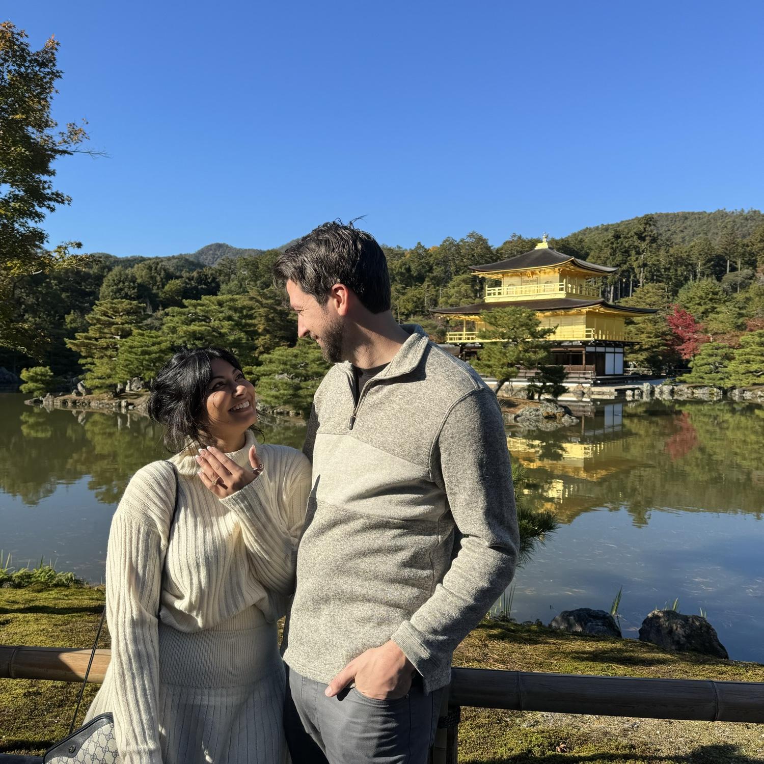Day 1 of our engagement in Kyoto. Such a beautiful memory!