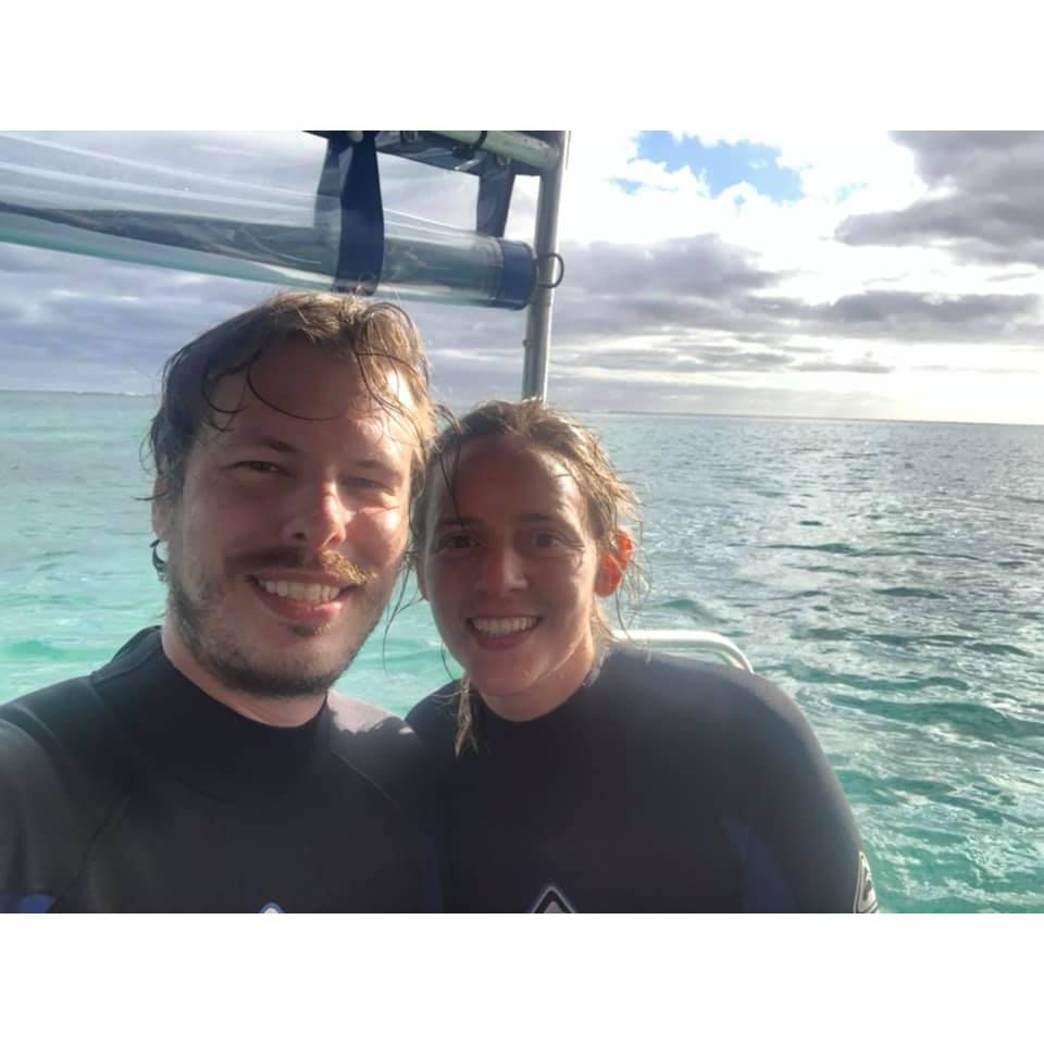 Snorkeling on the southern end of the Great Barrier Reef near Lord Howe Island in New South Wales, Australia.