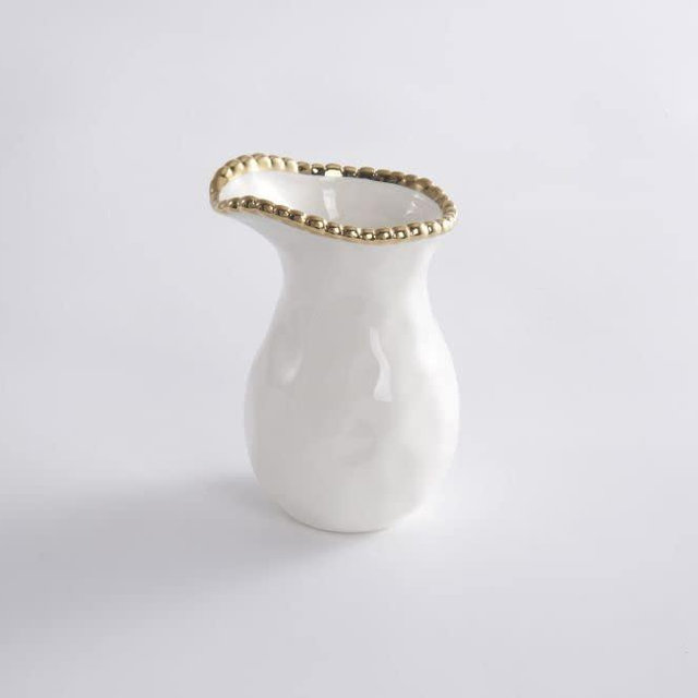 Pampa Bay Golden Salerno, Creamer or Pitcher, 4" x 3.5" x 5.75"