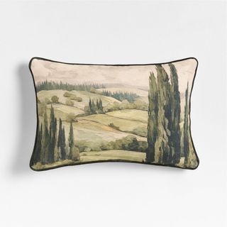 Tuscan Landscape Throw Pillow Cover