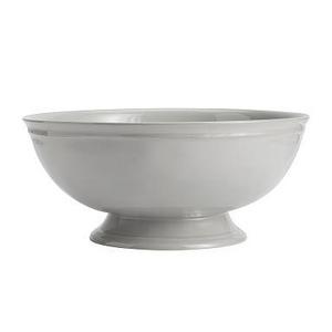 Cambria Footed Serve Bowl,Gray