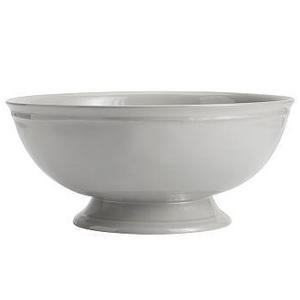 Cambria Footed Serve Bowl,Gray