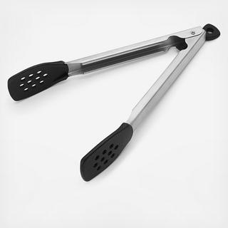 Silicone Tipped Stainless Locking Tongs