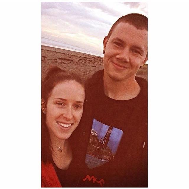 Sunset beach walking at Samoa Beach in Humboldt.