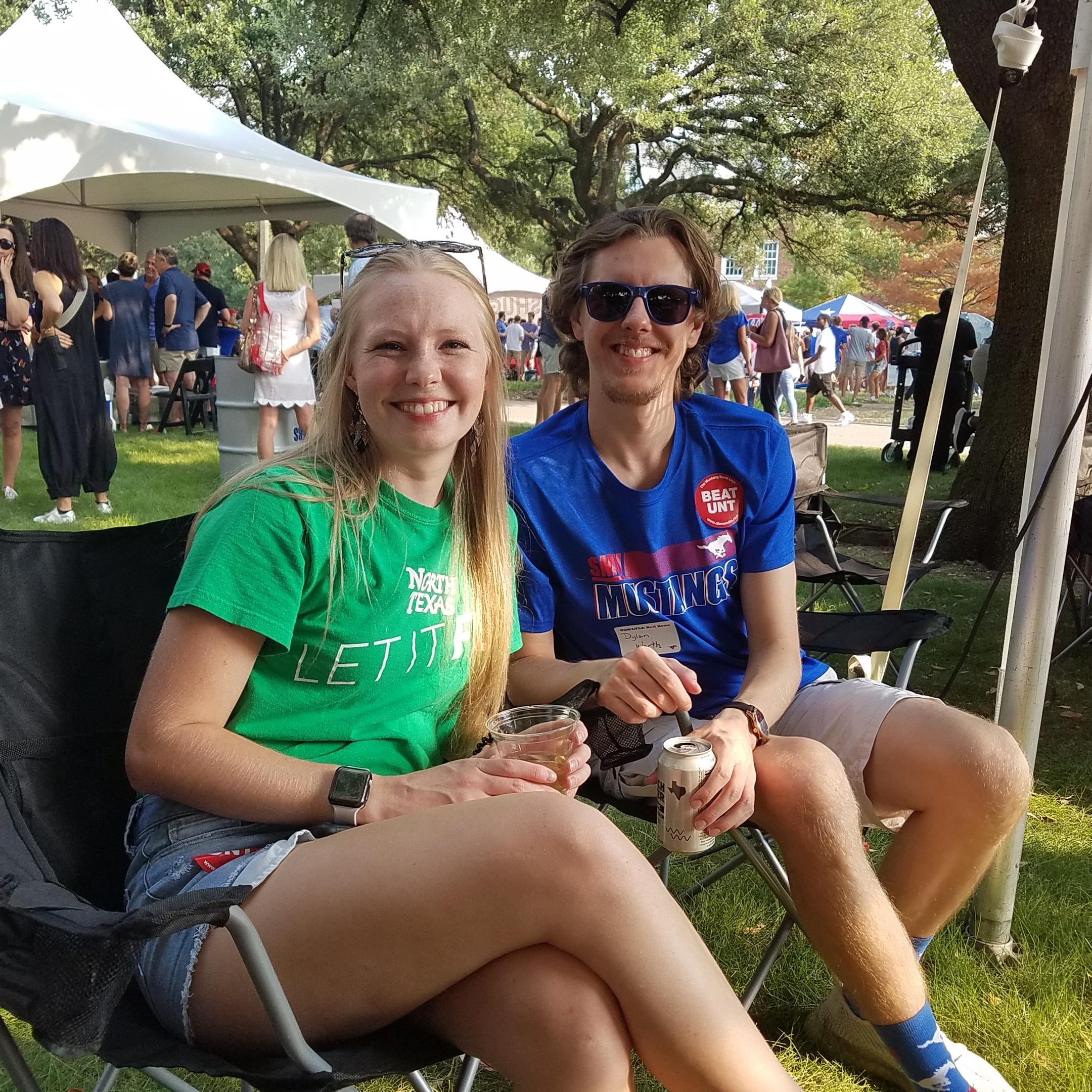 First SMU vs. UNT game as alum - September 2021